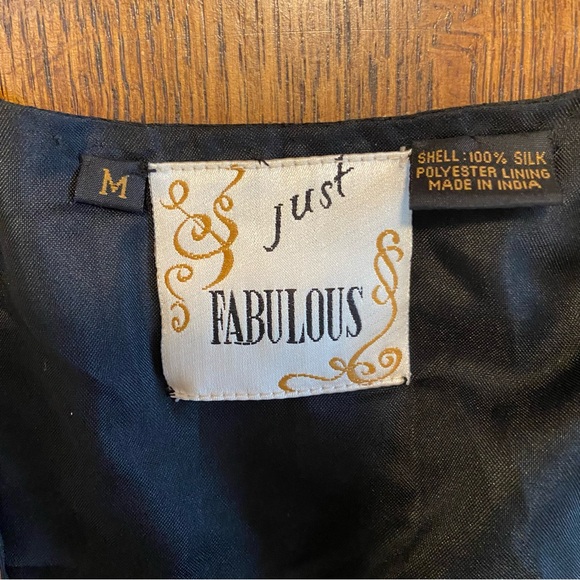 VINTAGE JUST FABULOUS SEQUIN LEOPARD ANIMAL PRINT SILK CAMP GLAM 80s VEST - Picture 12 of 16